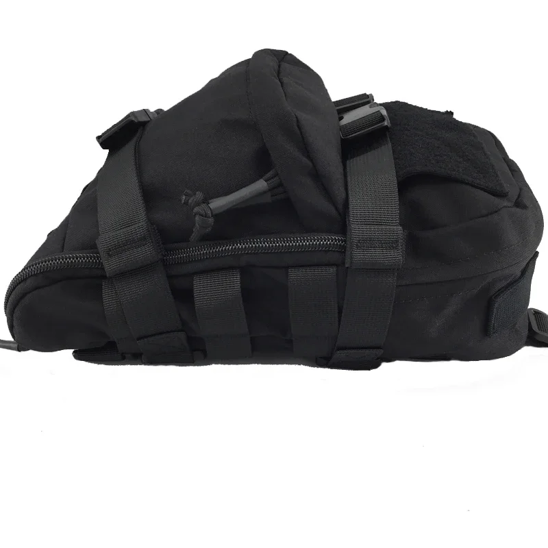 Mochila táctica Molle para chaleco de asalto Airsoft, bolsa para equipo de caza, portador de placa EDC 500D, Mini bolsa de hidratación, accesorio - imagen 3