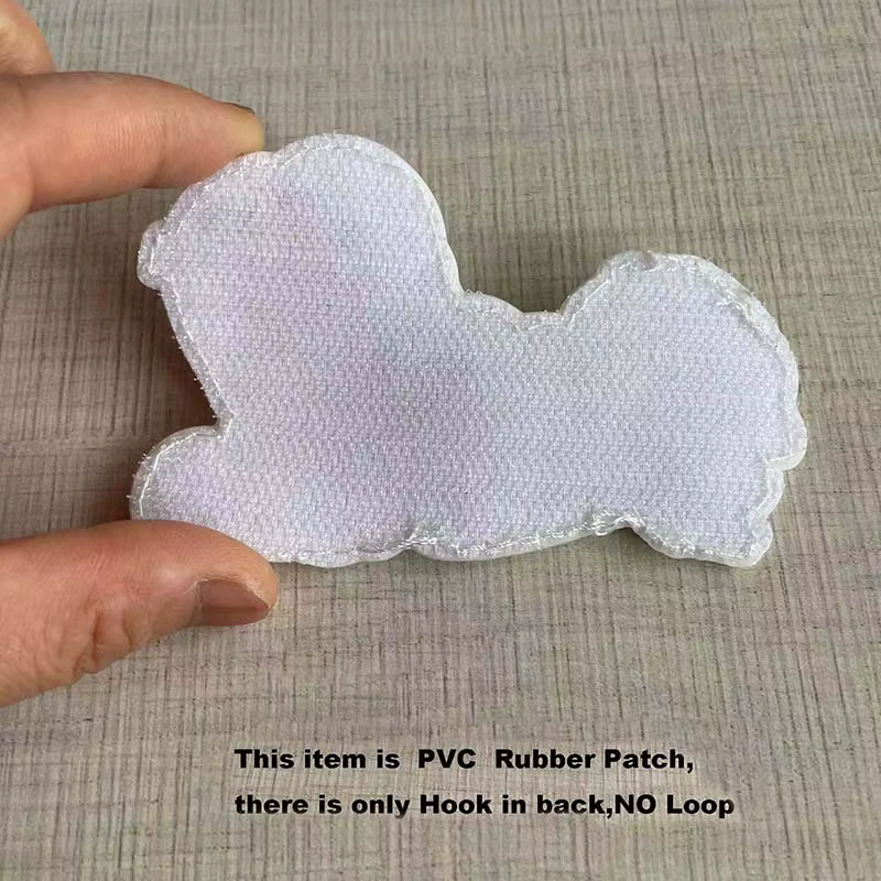 Parche PVC 3D DONT BE POOR – Insignia moral táctico, gancho y bucle - imagen 4