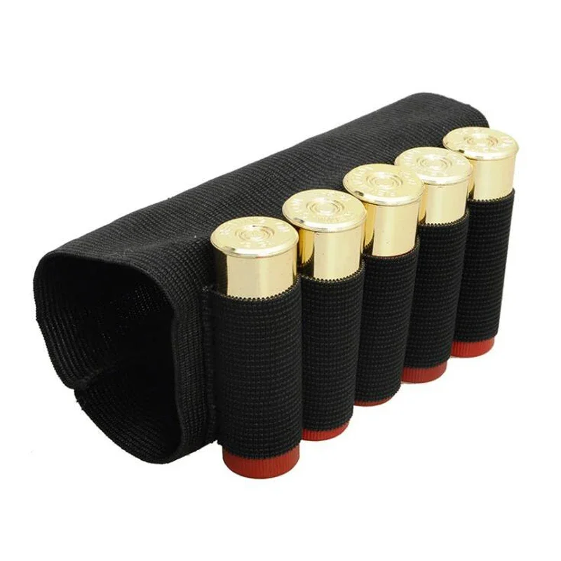 Soporte de carcasa de 5 rondas 12 GA, cartucho de munición táctica, portador de balas para Rifle, bolsa para revistas, accesorios Airsoft - imagen 2