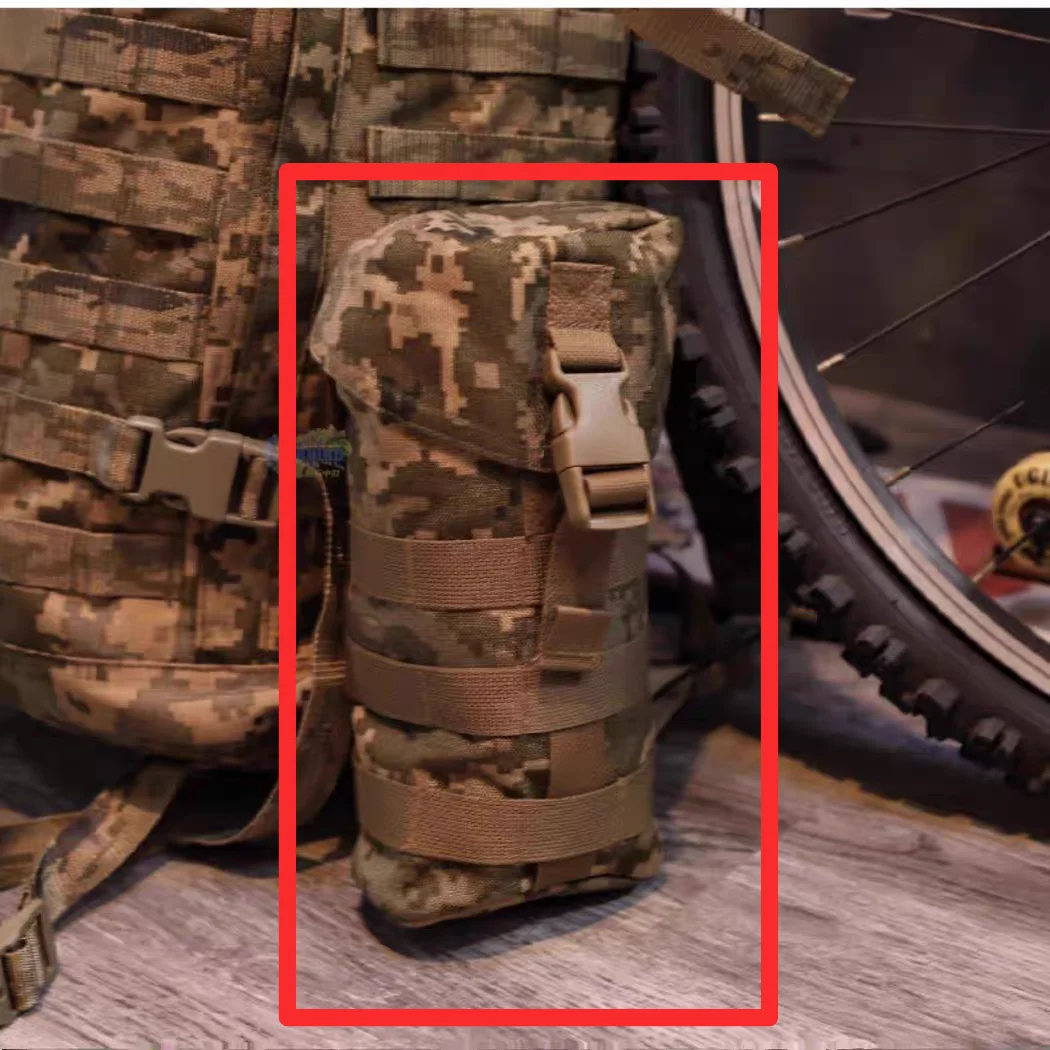 Bolsa táctica para botella de agua de MM-14 de Ucrania, kit de accesorios Molle para colgar en la cintura, taza portátil para exteriores de la casa - imagen 5