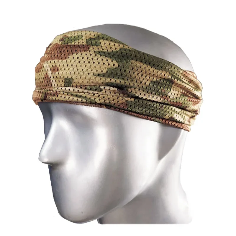 Bufanda táctica para hombre, tela protectora de malla para el cuello, máscara de protección solar, nuevo camuflaje australiano MCBK MCTP, camuflaje nocturno del desierto - imagen 2