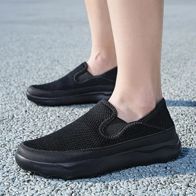 Zapatillas de deporte informales para hombre, calzado deportivo ligero, transpirable, para correr y caminar, a la moda, novedad de verano, 2024 - imagen 5