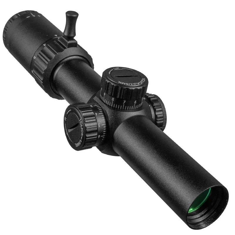 FIRE WOLF HD 1-6X24 IR mira de caza compacta mira para Rifle táctico retícula grabada en vidrio amplio campo de visión miras ópticas 2026 - imagen 3