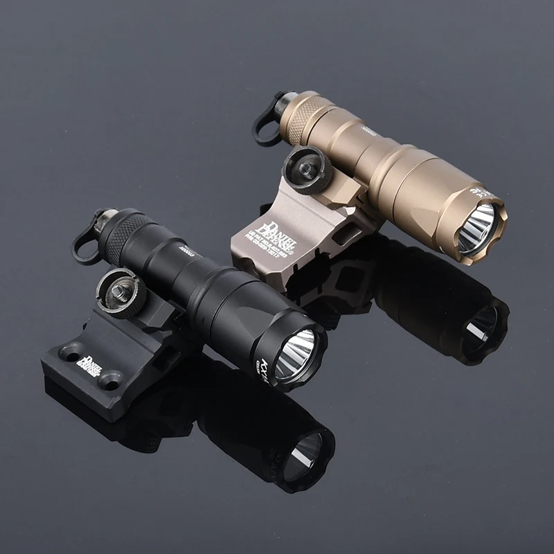 Surefir-RAIL táctico DD 1 en punto, M300, M600, linterna, arma, Airsoft, Scout Light, caza, Mlok, Keymod 1913, Base de compensación - imagen 2