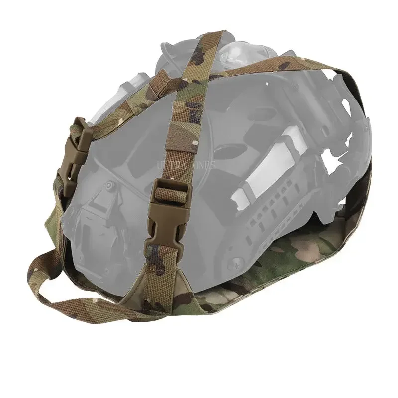 Bolsa táctica para casco, bolsa de transporte de visión nocturna para casco rápido Airsoft de caza ajustable, bolsa de almacenamiento ligera para cascos de tiro - imagen 3