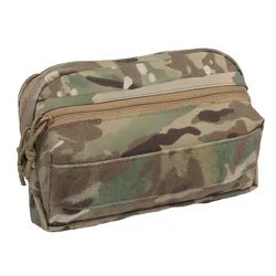 Bolsa táctica CCS con sistema MOLLE, bolsa de utilidad con doble cremallera, chaleco de caza, accesorio, organizadores de Airsoft, bolsa de reciclaje