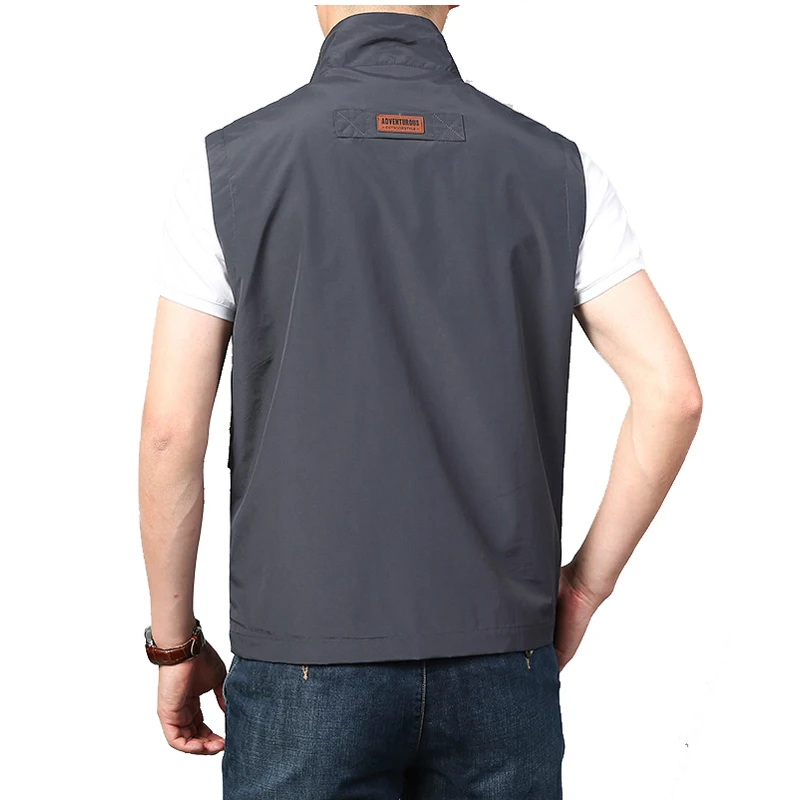 Chaleco antipuñaladas a prueba de puñaladas de Samogón, ropa de seguridad táctica de policía Fbi oculta, ligera, con múltiples bolsillos, a la moda - imagen 3