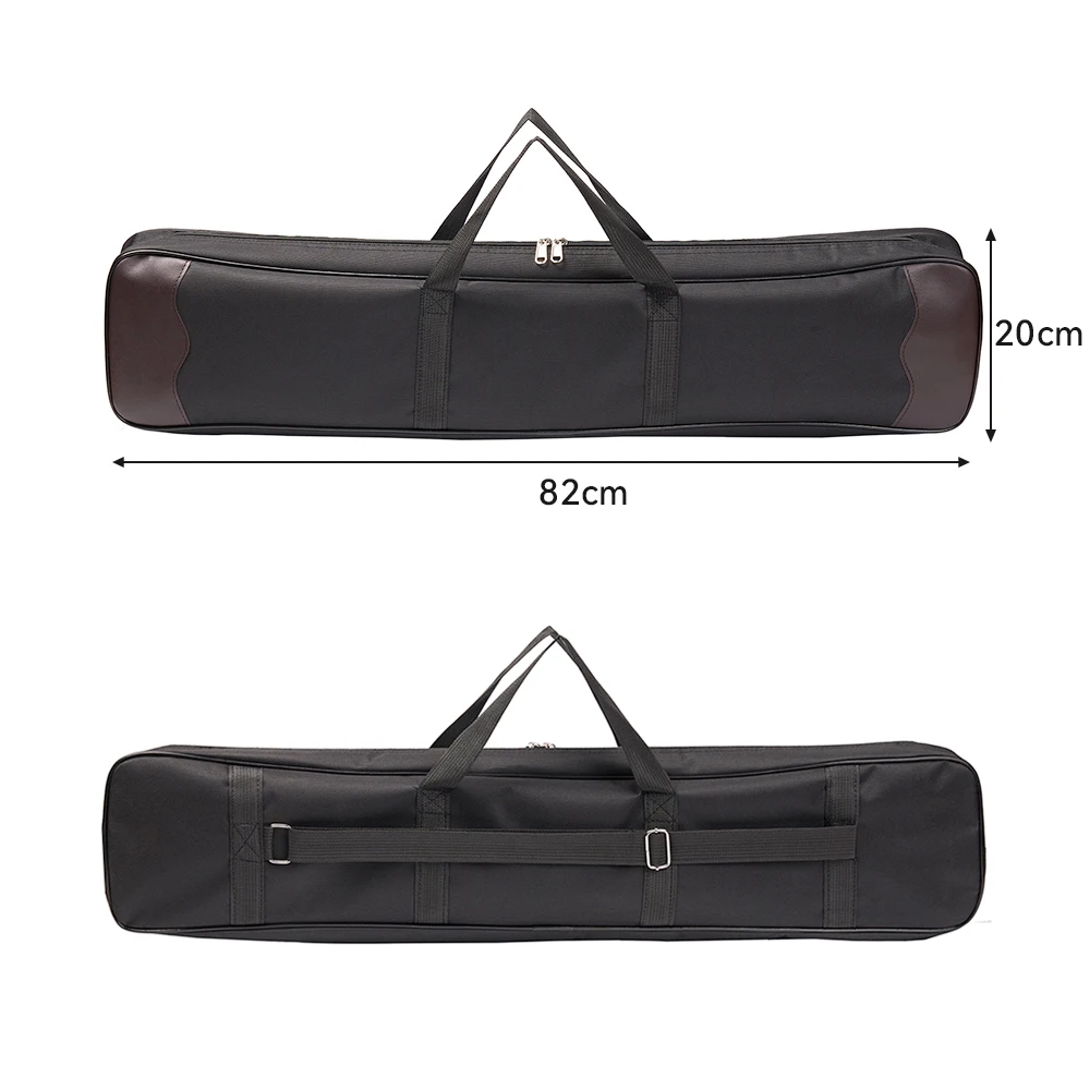 Bolsa de arco de Tiro con Arco impermeable y duradera, bolsa negra de lona para desmontar arco y flecha - imagen 2