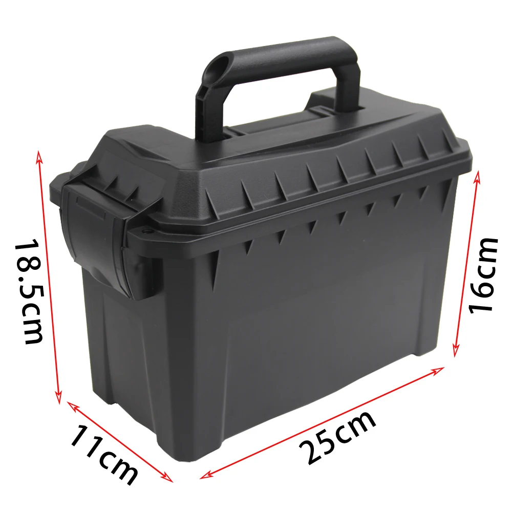 Caja de munición táctica plástica para cartuchos escopeta calibre 12 - imagen 3