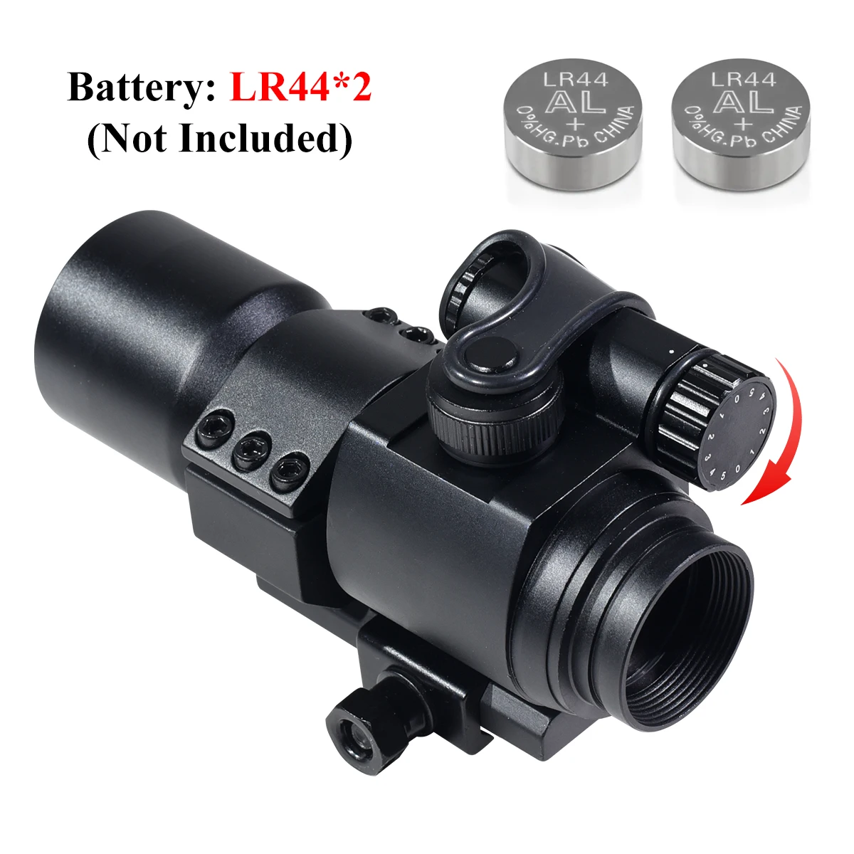 Mira telescópica compacta óptica M2 punto rojo verde 3x44 3,5x30 RGB mira láser equipo táctico tres iluminado para riel Picatinny - imagen 4