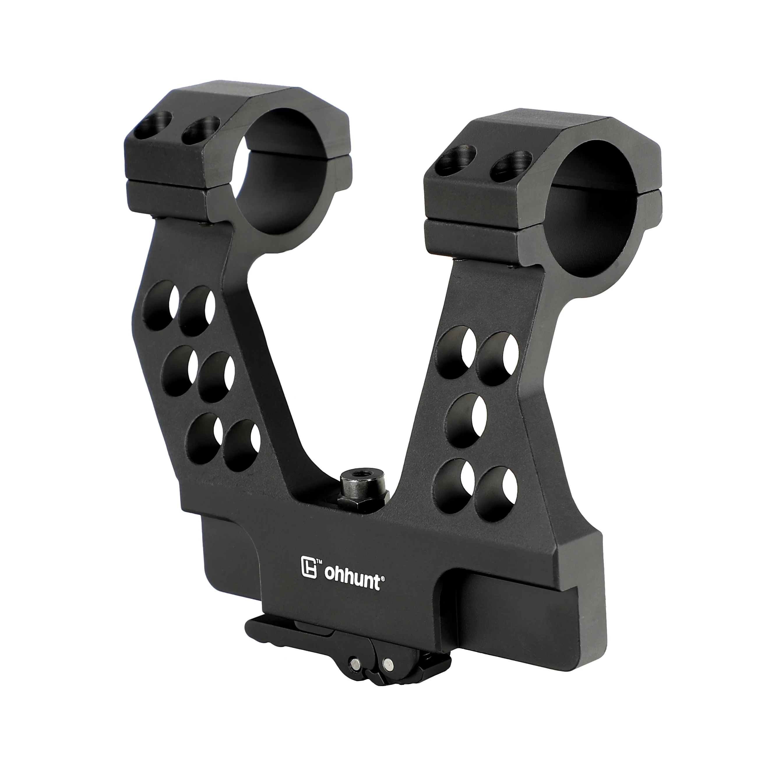 AQzxdc-accesorios tácticos para Airsoft, montaje de alcance de riel lateral AK con anillo Integral de 25,4mm y 30mm, sistema de separación rápida - imagen 3