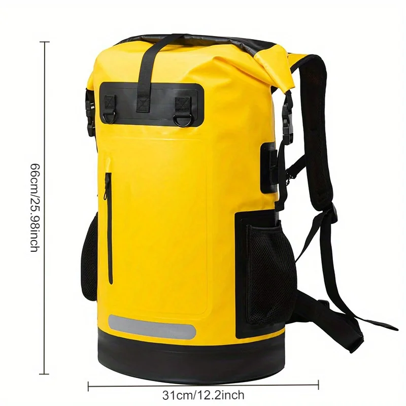 Mochila de Pvc de alta calidad, mochila seca para Kayak con tapa enrollable, mochila seca impermeable para canotaje al aire libre y Rafting, pesca, Camping - imagen 4