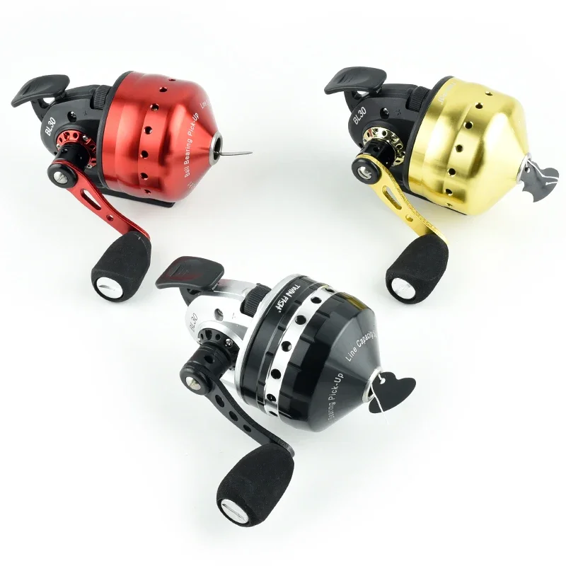 Carrete de pesca de Metal 3,4: 1, potencia de arrastre máximo, rueda giratoria, bobina de pesca, carrete de agua dulce, carrete giratorio para barco oceánico - imagen 3