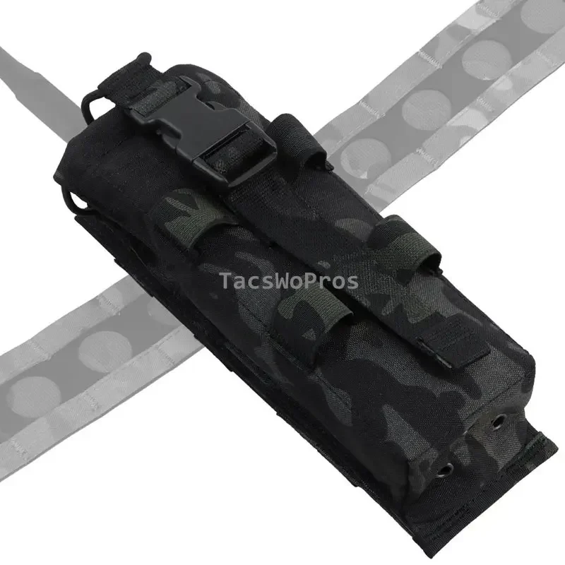 Bolsa de Radio para walkie-talkie PRC 152, bolsillo de Radio desplegable Molle, bolsa de transporte para interfono de caza y combate táctico - imagen 4