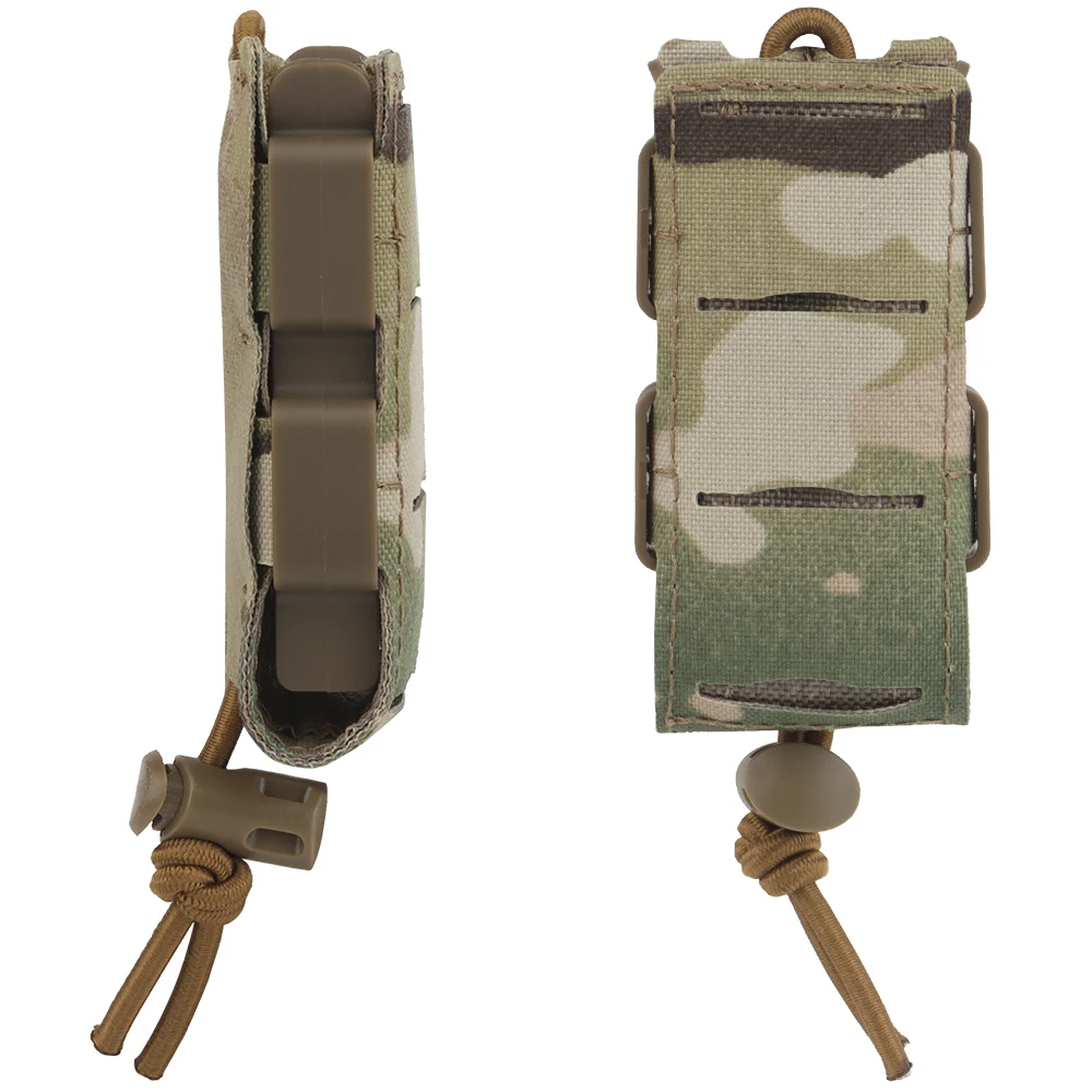 Nueva bolsa táctica de caza al aire libre para revistas de 9mm, Molle, caza, asalto urbano, bolsa individual para linterna, funda para cuchillo, equipo - imagen 3