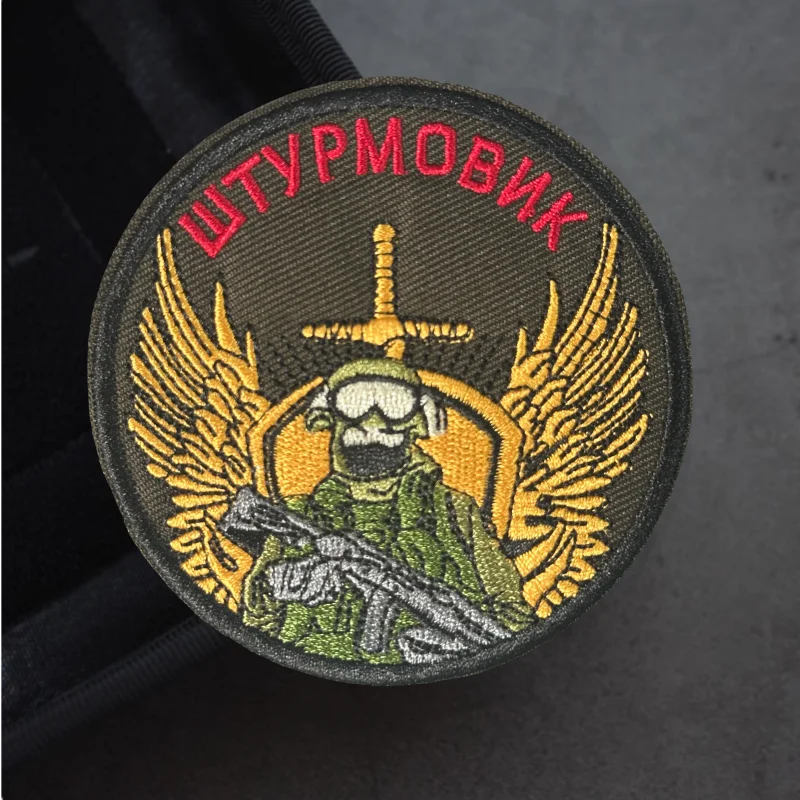 Assassin Angel-chaleco táctico con bordado 3D, brazalete con gancho y bucle, mochila, sombreros, insignia de moral, parches adhesivos para ropa - imagen 2