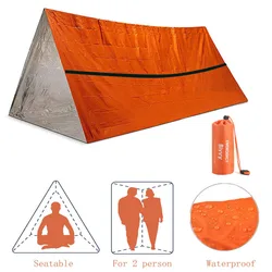 Kit Bivy Mylar refugio de emergencia reutilizable