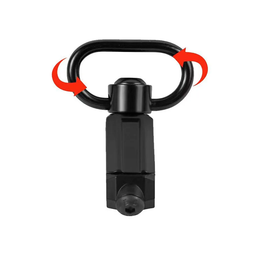 Soporte Giratorio QD Sling 360 °   Adaptador Adaptador de ranura de riel desmontable rápido Correa de hombro Accesorio de gancho Base de 20 mm - imagen 2