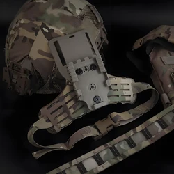 Placa de muslo con funda ARC con esponja suave y paneles MOLLE para plataforma de montaje RTI