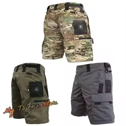 Shorts tácticos ripstop multibolsillos – Hombre