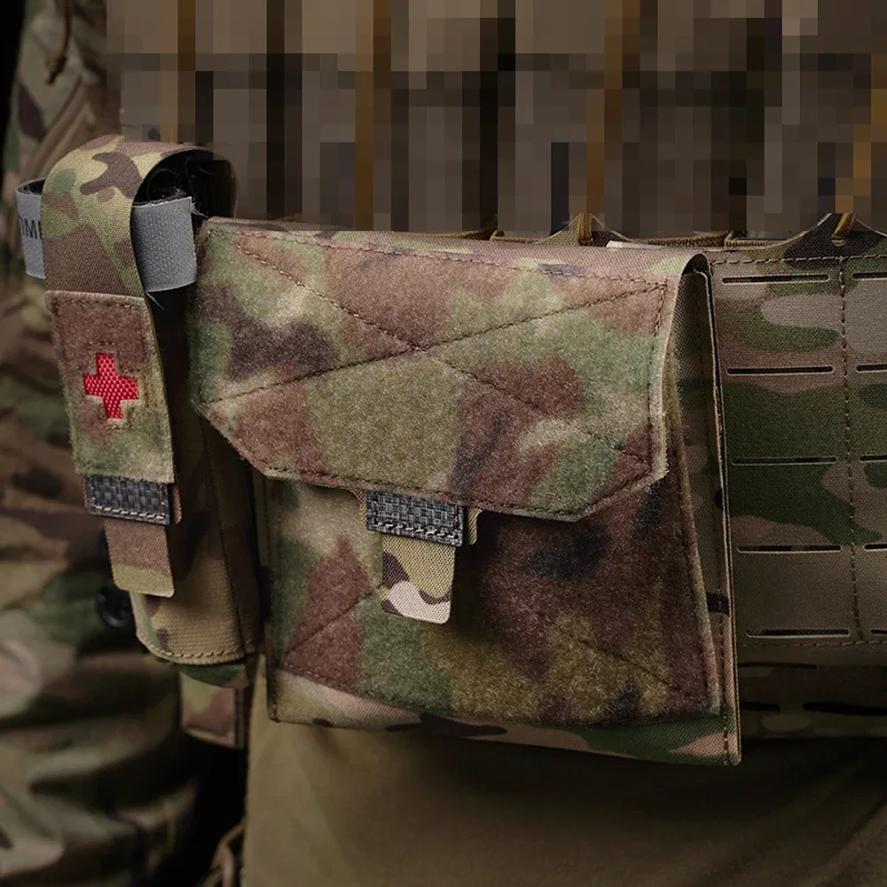 Paquete de mapas de caballeros tácticos, estuche MOLLE, utilidad multiusos, almacenamiento resistente para chaleco Airsoft al aire libre, accesorios de equipo - imagen 5