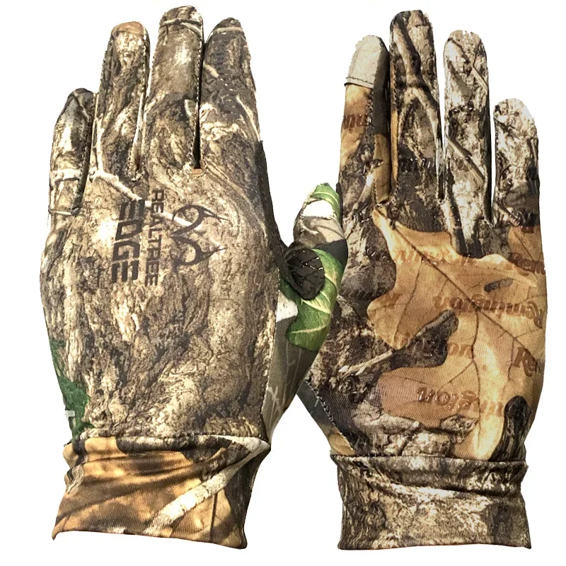 Guantes tácticos finos de verano para pantalla táctil, guantes antideslizantes para montar, caza biónica, pesca, guantes elásticos multifuncionales - imagen 5