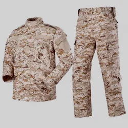 Conjunto ropa táctica camuflaje digital desértico resistente antiarañazos