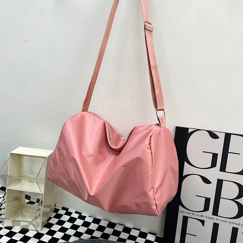 Bolsas de almacenamiento de gran capacidad para hombre y mujer, bolsos de hombro de 15L para acampar, viajar, gimnasio, zapatos de Fitness, ropa - imagen 5