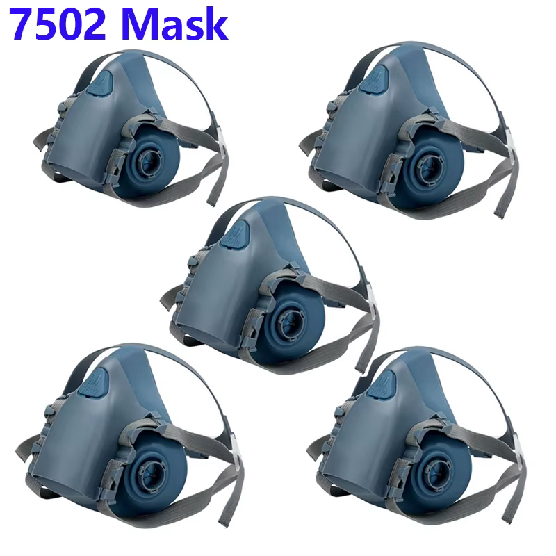 3M 7502 mascarilla de gas reutilizable para filtros 6000