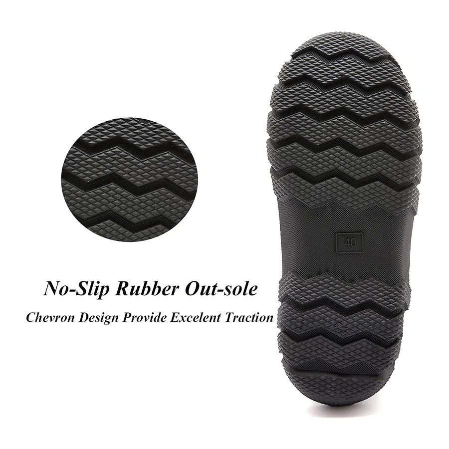 Botas de lluvia de neopreno impermeables, zapatos de pesca antideslizantes resistentes al desgaste, botas de caza de camuflaje biónico de árbol de alta calidad - imagen 3