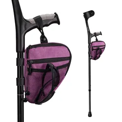 Bolsa para muletas portátil con cinturón para accesorios