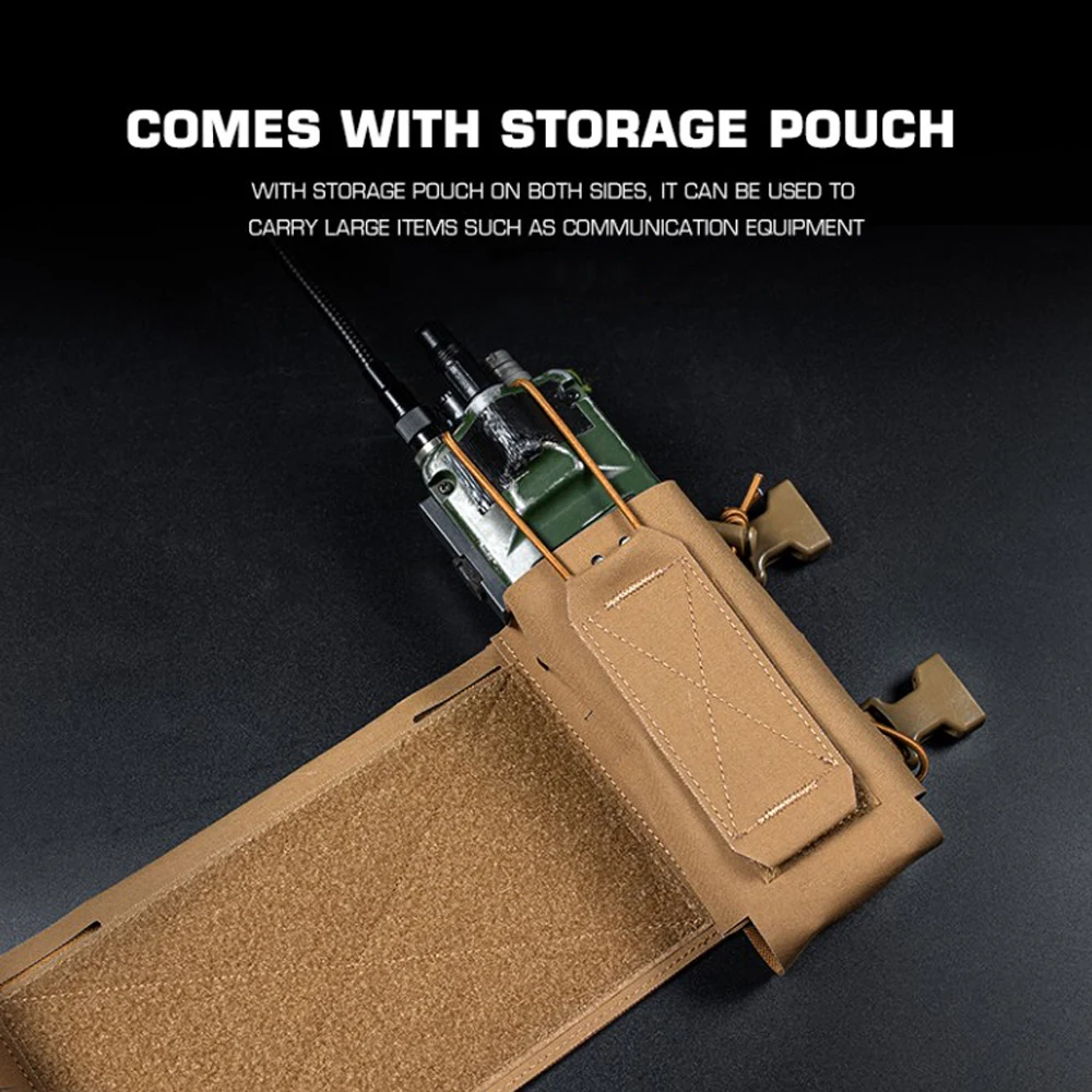 Aparejo de pecho táctico, chasis de expansión rápida MOLLE Militar, chaleco de caza, revista lateral, bolsa de Radio, accesorio de actualización de aparejo de pecho MK4 - imagen 3