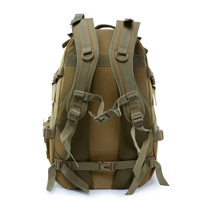 Mochila militar de gran capacidad, bolsa de camuflaje para viajes al aire libre, bolsas tácticas impermeables para senderismo y escalada, 40L - imagen 5