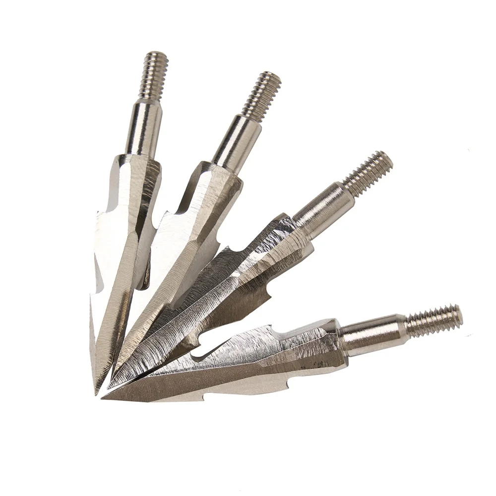 Punta de flecha de caza con arco, 6/12/24 Uds., 150 puntos de punta ancha de objetivo de grano para arco recurvo compuesto, accesorios de caza al aire libre - imagen 5