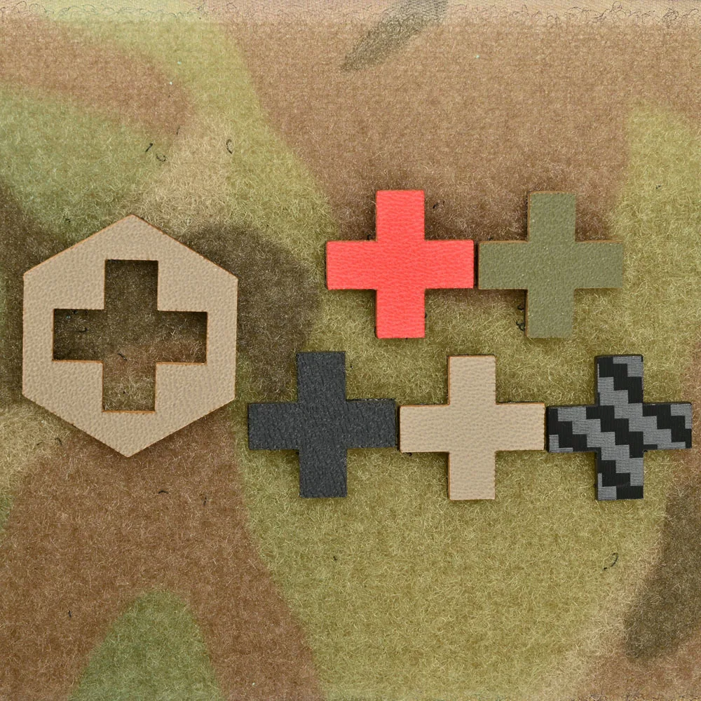 Combo de parches médicos de primeros auxilios, Combo cruzado médico, parche Kydex, gancho, brazalete, bolsa médica táctica, accesorios para IFAK, EMS, EMT - imagen 5