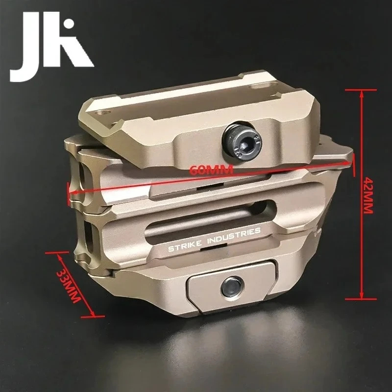 Equipo táctico Airsoft, Base de alcance óptico, altura ajustable, montaje de mira de punto rojo, serie de riel de 20MM, accesorios extraíbles Weapo - imagen 3