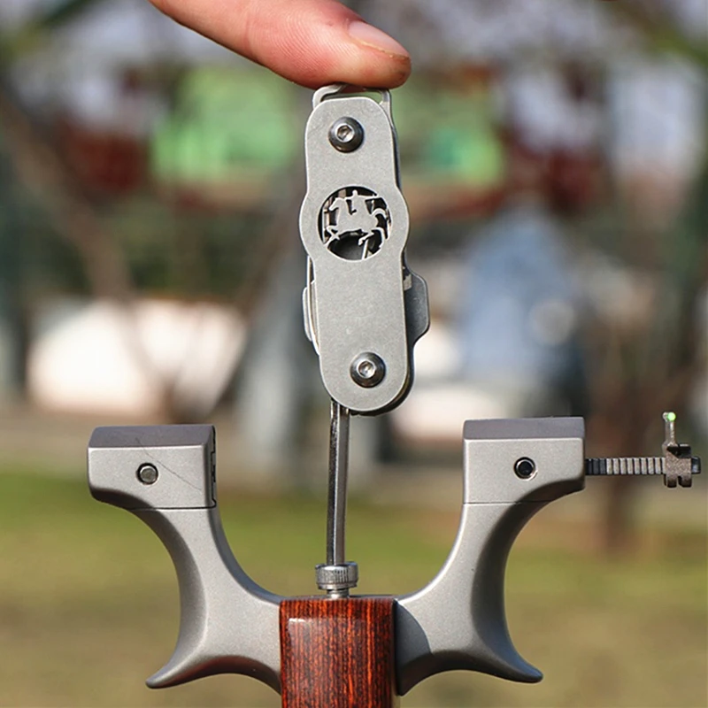 Mini herramienta de combinación de llave Allen plegable pequeña, puede apretar tornillos para abrir la tapa de la botella, dispositivo de encuadernación rápida para exteriores - imagen 5