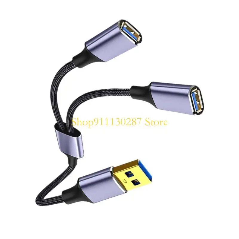 J1HC USB Splitter Cable Cable Conecte, carga y transferir datos con conveniencia - imagen 5