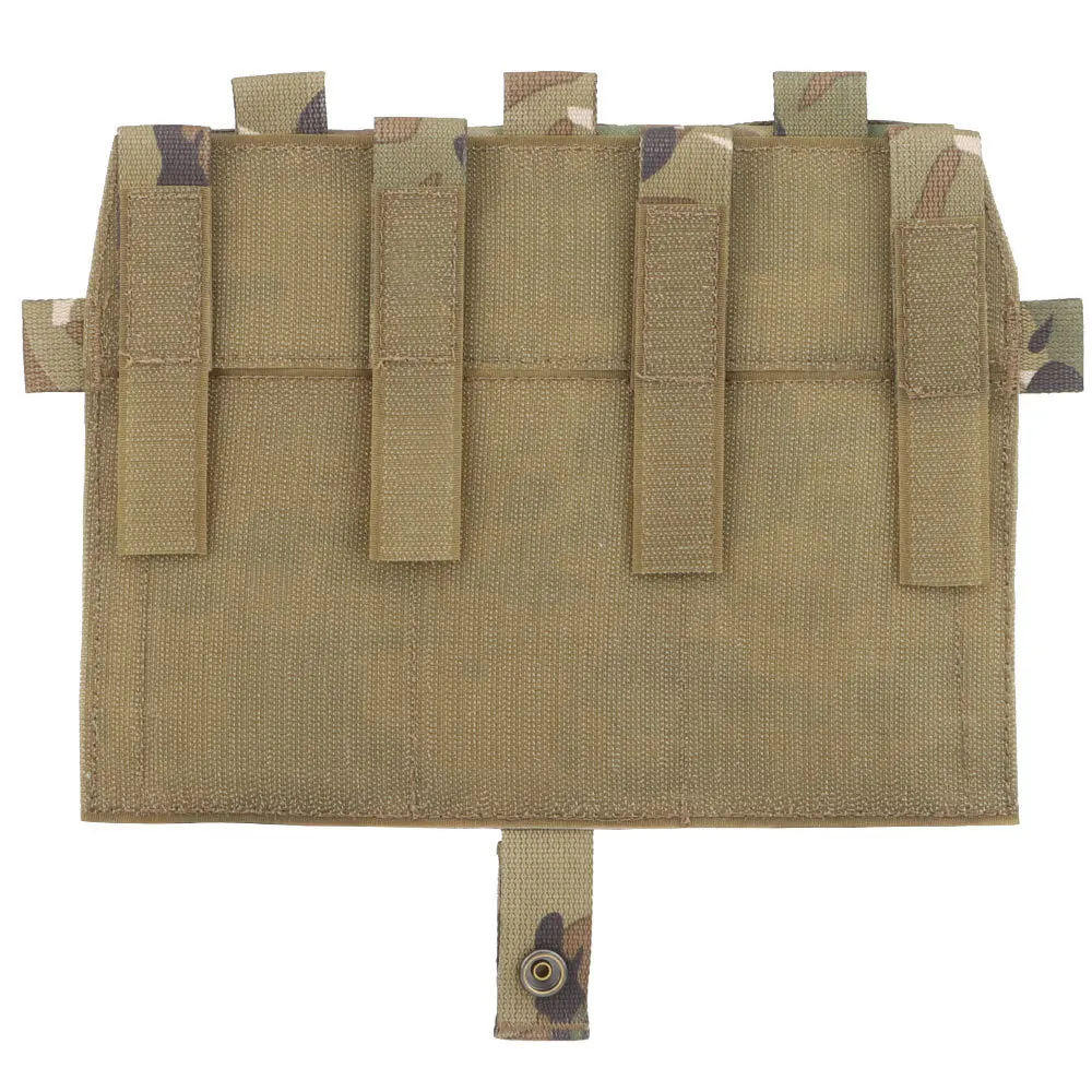 Bolsa táctica Triple M4 5,56 para revistas, Panel magnético desmontable con solapa frontal, gancho de retención, chaleco de caza, Airsoft CP - imagen 4