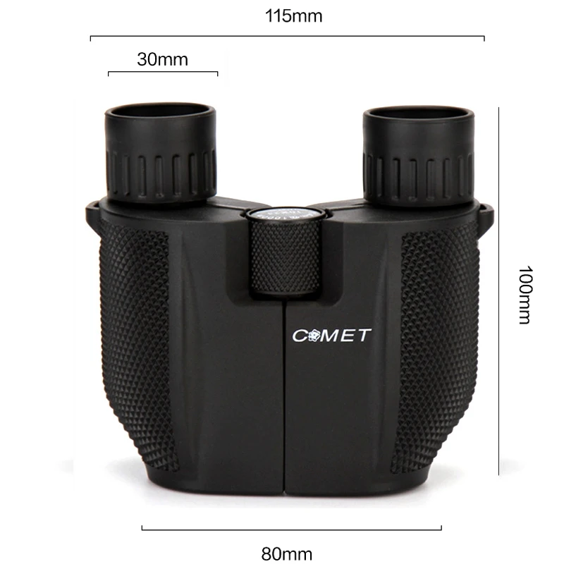 Binoculares de alta potencia 10X25, telescopio compacto HD profesional, Prisma Bak4, alcance deportivo óptico, lente FMC para campamento de viaje - imagen 2