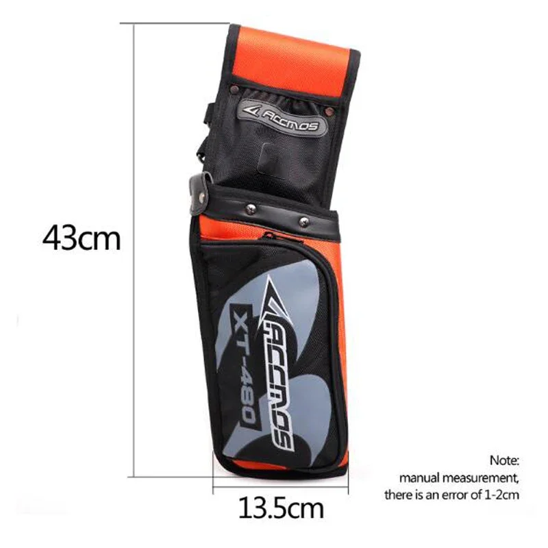 Cinturón de aljaba de flecha inversa para tiro con arco, accesorios de lona para mano derecha/izquierda, bolsa de soporte de flechas con cinturón ajustable - imagen 2