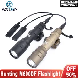 WADSN SF M600DF Linterna táctica LED riel Picatinny 20mm Airsoft