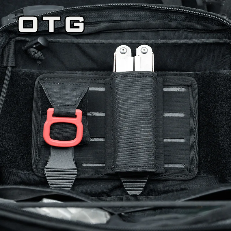 Circuito de gancho al aire libre a sistema Molle, tablero de montaje, módulo de almacenamiento Molle, accesorio Edc, tablero adaptador L de almacenamiento - imagen 4