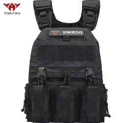 Yakeda Chaleco táctico MOLLE liberación rápida uniforme exterior