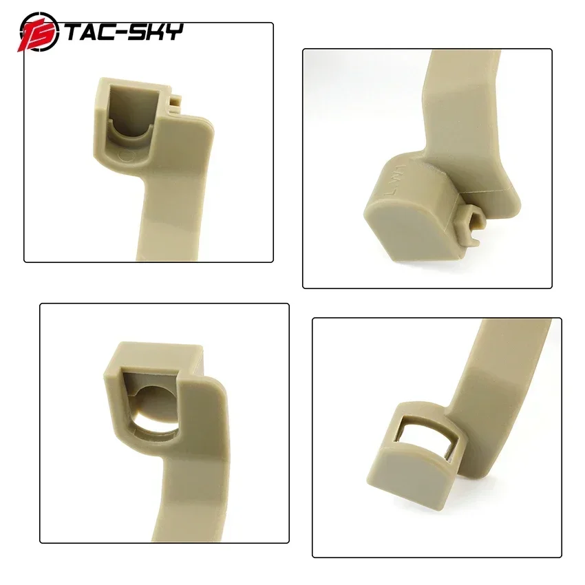 TS TAC-SKY ARC OPS-CORE soporte en riel compatible con Walker's Razor Adaptador de auriculares tácticos de disparo con cancelación de ruido electrónica. - imagen 5