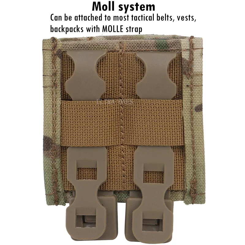 9MM 5,56 bolsas dobles para revistas MOLLE Airsoft CS juego de guerra tiro deportes Nylon Mag Carrier caza táctica combate Mag Case - imagen 3
