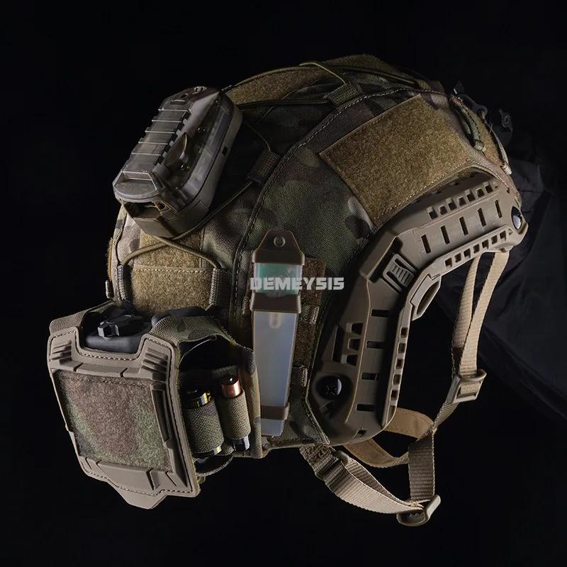 Subbolsa de batería para casco táctico, caja de batería PVS31, casco de tiro portátil, paquete de batería, accesorio para casco Airsoft de Paintball - imagen 5