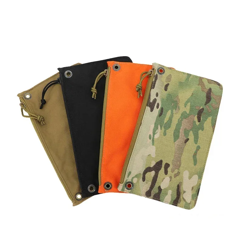 Estuche para lápices sencillo, bolsa de almacenamiento táctica para exteriores, bolsa para artículos diversos, bolsas para documentos - imagen 4