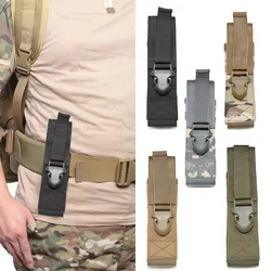 Bolsa táctica MOLLE para cargador MP5 y linterna, sujeción cinturón