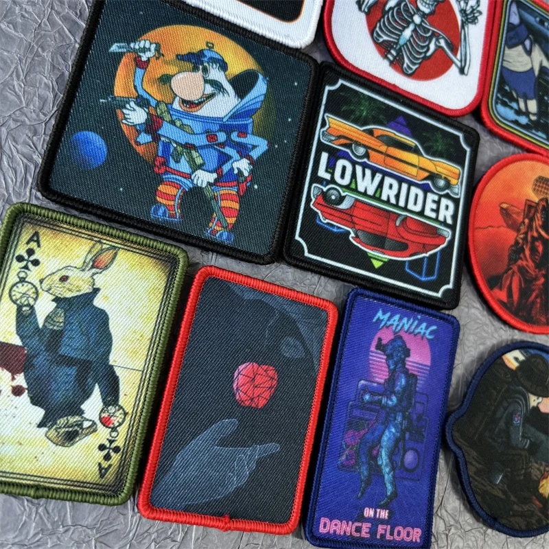 Parche impreso colorido para ropa, insignia de moral, equipo táctico, accesorio militar, parches de gancho y bucle, pegatinas para mochila - imagen 2